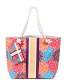  Torba za plažu s mandala uzorkom, koralna, 37 x 53 x 15 cm | shoptok.hr