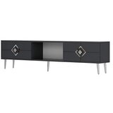 Hanah home TV komoda Robber, 150x40,6x29,6 cm, Antracit-Srebrne boje | Eponuda.ba