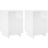  Noćni ormar 2 kom. Bijela visokog sjaja 33 5 x 34 5 x 50 cm - Bijela visokog sjaja 2 | shoptok.hr