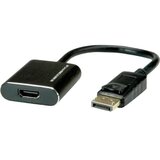 Roline DisplayPort priključni kabel 0.15 m 12.03.3164 crna [1x muški konektor displayport - 1x ženski konektor HDMI] Cijene