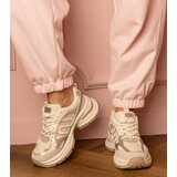 D/CEO marka niezdefiniowana Beige Aries chunky sole sports sneakers | ePonuda.com