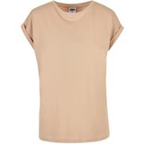 Urban Classics Women's T-shirt with extended shoulder union beige | Shoptok.si