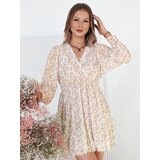 DStreet SPINESA Beige Mini Dress | Shoptok.si