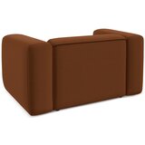 Makamii Oranžen/rjav žameten fotelj Ekahi – | Shoptok.si