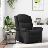 Maison Chic Naslanjač - Relax naslanjač sijoče črno umetno usnje, (22040342) | Shoptok.si