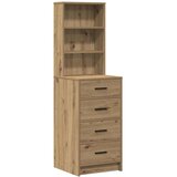  Toaletni stol 2 kom. Smeđa 50 x 41 x 135 cm Konstruirano drvo | shoptok.hr
