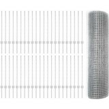  Zavarena žičana ograda s postom 100 x 0,8 m Srebrna Mreža | shoptok.hr