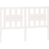  Posteljno vzglavje belo 125,5x4x100 cm trdna borovina, (20646600) | Shoptok.si