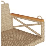  Klupa za ljuljanje bež 63x62x40 cm od poliratana | shoptok.hr