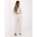 Italy Moda Trousers-MI-SP-6560.73P-light beige | shoptok.hr