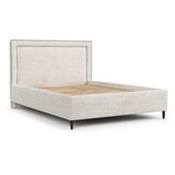 Maison de Rêve Krem tapecirani bračni krevet s prostorom za odlaganje s podnicom 180x200 cm Baleine – | shoptok.hr