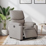 Maison Chic Električni naslanjač - Relax naslanjač taupe blago, (22061891) | Shoptok.si