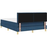  Krevet s opruga kutije s jastukom Plava 140 x 200 cm tkanina | shoptok.hr