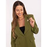 RUE PARIS Blazer-IT-MA-FL8391.87-olive | Shoptok.si