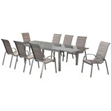 Gardenson Vrtni Set Amalfi, 9-delni, Raztegljiva Miza | Shoptok.si