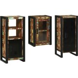 vidaXL Komplet pohištva za kopalnico 3 pcs Trden recikliran les | Shoptok.si