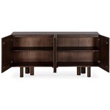 MOME Rjava komoda iz masivnega manga 160x80x40 cm Tamira – | Shoptok.si