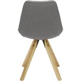 Hom`in stol, les, tekstil siva, črna, barve hrasta | Shoptok.si