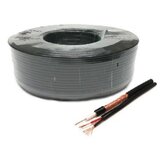 Gembird KABL-COAX-RG59+2X0.75 CCA/PE/100M outdoor koaksialni kabl sa napojnim kablom 2x0,75mm 100m, Crna Cene