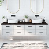  Kopalniški pult temno siv 200x60x4 cm obdelan trden les | Shoptok.si
