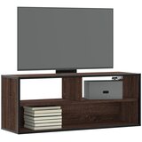 TV ormarić boja hrasta 100x31x39,5 cm konstruirano drvo i metal | Eponuda.ba