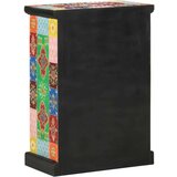  Ručno obojena komoda s vratima 53x30x75 cm masivno drvo manga | shoptok.hr