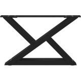 Noge za klub stolić 2 kom Crne 50 x (30-31,3) cm Čelične | shoptok.hr