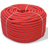 vidaXL Mornarska vrv polipropilen 14 mm 50 m rdeča | Shoptok.si