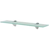 Maison Chic 2 kosi Stenske Police - Viseče police steklo 50x10 cm 8 mm, (21793291) Cene