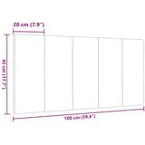 Jastuk za uzglavlje Hanko plavi 100 cm od tkanine | shoptok.hr