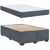  Krevetna konstrukcija Tamno siva 120 x 190 cm tkanina | shoptok.hr