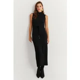 Cool & Sexy Women's Black Camisole Maxi Dress