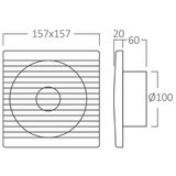 Braytron izduvni ventilator 100mm | ePonuda.com