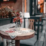 Fischer & Honsel Bela LED namizna svetilka s kovinskim senčilom (višina 36,5 cm) Viletto – | Shoptok.si