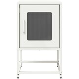 vidaXL Noćni ormarić bijeli 36x39x60,5 cm hladno valjani čelik | shoptok.hr