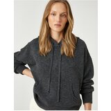 Koton Sweater - Gray - Oversize Cene