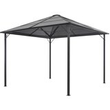 Paviljon Sjenica s krovom aluminijska 3 x 3 m antracit Cijene