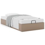 vidaXL Otomanski posteljni okvir brez vzmetnice kapučino 100x200 cm, (21606955) Cene