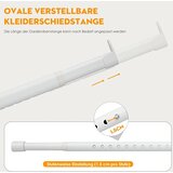 POSKENA teleskopska garderobna palica 43–131 cm | Shoptok.si