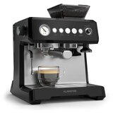 Klarstein GrandPresso aparat za kavu s polugom, precizni mlinac, mlaznica za paru, portafilter, indikator tlaka, 20 bara | shoptok.hr