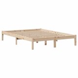  s regalom za knjige bez madraca 135x190 cm od borovine | shoptok.hr