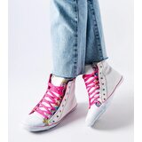 Gemre White high-top floral sneakers Marphisa | Shoptok.si