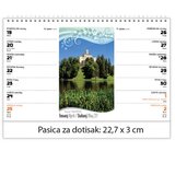  KALENDAR STOLNI PLANER - DVOTJEDNIK &amp;quot;CROATIA&amp;quot; 30 LISTIOVA, SPIRALA Slike