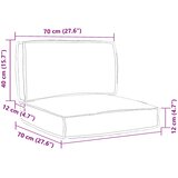  Set jastučića za palete 2 pcs Tropska džungla Oxford tkanina | shoptok.hr