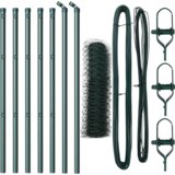 vidaXL heksagonalna ograda Zelena 0.8x10 m Čelik | shoptok.hr