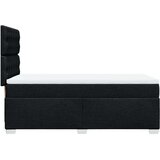 vidaXL Box spring krevet s madracem crni 90x190 cm od tkanine | shoptok.hr
