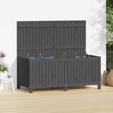 vidaXL Vrtna kutija za pohranu siva 147x68x64 cm od masivne borovine Cijene