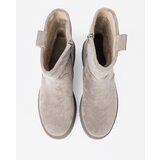 Shelvt Comfortable gray ankle boots on a massive sole | shoptok.hr
