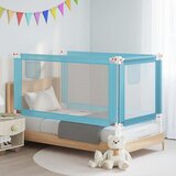  Sigurnosna ograda za dječji krevet plava 160 x 25 cm od tkanine | shoptok.hr