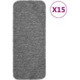 vidaXL Protuklizni otirači za stepenice 15 kom 60x25cm sivi pravokutni Cijene